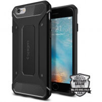 Spigen устойчив защитен кейс Armor за Apple iPhone 6S - черен