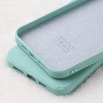X-Level гладък силиконов кейс за iPhone 12 Pro Max - светлосин