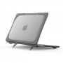 Удароустойчив капак с накланящи се крачета за MacBook Pro 13" (A2251 / A2289 / A2338) - сив