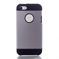 Калъф 2в1 за Apple iPhone 5 / 5S / SE (2016) - сиво