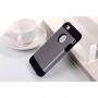 Калъф 2в1 за Apple iPhone 5 / 5S / SE (2016) - сиво