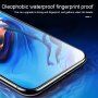 Закалено удароустойчиво стъкло 2,5D против пръстови отпечатъци за iPhone 12 / 12 Pro - черна рамка