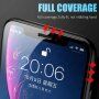 Матирано закалено стъкло 2,5D за целия дисплей за iPhone 12 Pro Max - черна рамка