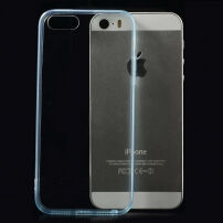 Изключително тънък 0,5 mm калъф за Apple iPhone 5 / 5S / SE (2016) - син
