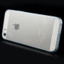 Изключително тънък 0,5 mm калъф за Apple iPhone 5 / 5S / SE (2016) - син