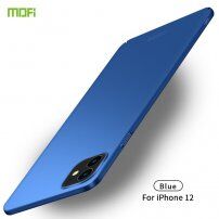 Mofi изключително тънък матиран кейс за iPhone 12 mini - син