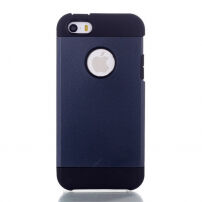 Калъф 2в1 за Apple iPhone 5 / 5S / SE (2016) - тъмно син