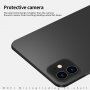 Mofi изключително тънък матиран кейс за iPhone 12 mini - червен