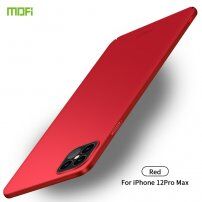 Mofi изключително тънък матиран кейс за iPhone 12 Pro Max - червен