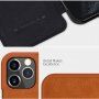 Nillkin Qin калъф тип портмоне от PU кожа за iPhone 12 / 12 Pro - черно
