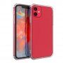 Кейс от мека пластмаса със заоблени ъгли за iPhone 11 Pro Max - прозрачно