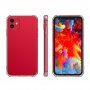 Кейс от мека пластмаса със заоблени ъгли за iPhone 11 Pro Max - прозрачно