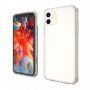 Кейс от мека пластмаса със заоблени ъгли за iPhone 12 mini - прозрачно