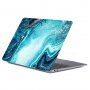 Матиран кейс за MacBook Air 13" (A1932 / A2179 / A2337) - синьо-златен опал