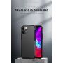 Ipaky матиран удароустойчив кейс за iPhone 12 Pro Max - черен