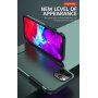 Ipaky матиран удароустойчив кейс за iPhone 12 Pro Max - черен