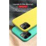 Матиран екологично разградим кейс за iPhone 12 mini - жълт