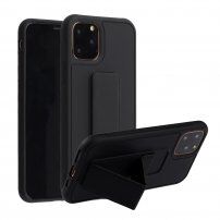 Кейс служещ и като стойка за iPhone 12 Pro Max - черен