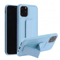 Кейс служещ и като стойка за iPhone 12 mini - светлосин