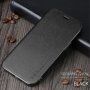 X-Level кожен флип калъф със стойка за iPhone 12 Pro Max - черно
