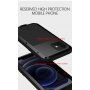 Love Mei супер устойчив калъф против удари / вода / прах за iPhone 12 mini - черно