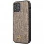 Guess Lizard кейс от PU кожа за iPhone 12 / 12 Pro - златен