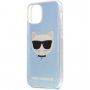 Karl Lagerfeld Choupette Head променлив кейс за iPhone 12 mini - цветовете на дъгата