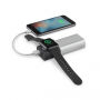 Belkin външна батерия с интегрирано магнитно зареждане за iPhone / Apple Watch - сребро
