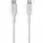 Belkin Playa MFi кабел за пренос на данни и зареждане USB-C / Lightning за iPhone / iPad / iPod / AirPods - 1 m - бял