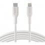 Belkin Playa MFi кабел за пренос на данни и зареждане USB-C / Lightning за iPhone / iPad / iPod / AirPods - 1 m - бял