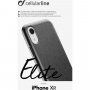 Cellularline Elite кейс от PU кожа за iPhone XR - черен