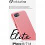 Cellularline Elite кейс от PU кожа за iPhone 6 / 7 / 8 / SE (2020/2022) - оранжев
