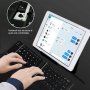 Сгъваема безжична клавиатура за пътуване за iPhone / iPad - черна