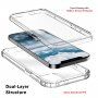 Удароустойчив калъф за iPhone 12 Pro Max - прозрачно