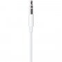 Оригинален Apple аудио кабел с конектори lightning / 3,5 mm жак - бял