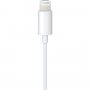 Оригинален Apple аудио кабел с конектори lightning / 3,5 mm жак - бял