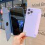 Калъф тип портмоне от силикон и PU кожа за iPhone 12 mini - черно
