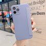 Калъф тип портмоне от силикон и PU кожа за iPhone 12 mini - синьо-сив