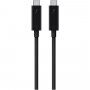 Belkin ThunderBolt 3 (USB-C / USB-C) кабел за свързване и пренос на данни за iPhone / iPad / MacBook / AirPods - 2 m - черен