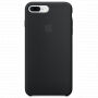 Оригинален силиконов кейс за Apple iPhone 8 Plus / 7 P - черен