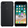 Оригинален силиконов кейс за Apple iPhone 8 Plus / 7 P - черен