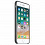 Оригинален силиконов кейс за Apple iPhone 8 Plus / 7 P - черен