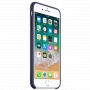 Оригинален силиконов кейс за Apple iPhone 8 Plus / 7 P - среднощно син