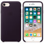 Оригинален кожен калъф за Apple iPhone SE (2020/2022) / 8 / 7 - лилаво