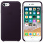 Оригинален кожен калъф за Apple iPhone SE (2020/2022) / 8 / 7 - лилаво