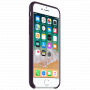 Оригинален кожен калъф за Apple iPhone SE (2020/2022) / 8 / 7 - лилаво