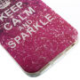 Елегантен кейс за Apple iPhone 5 / 5S / SE (2016) - Keep Calm and Sparkle