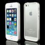 Калъф / кейс бъмпер за Apple iPhone 5 / 5S / SE (2016) – бял / прозрачен