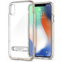 Spigen защитен кейс с магнитна стойка за Apple iPhone XS / iPhone X - златен