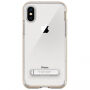 Spigen защитен кейс с магнитна стойка за Apple iPhone XS / iPhone X - златен